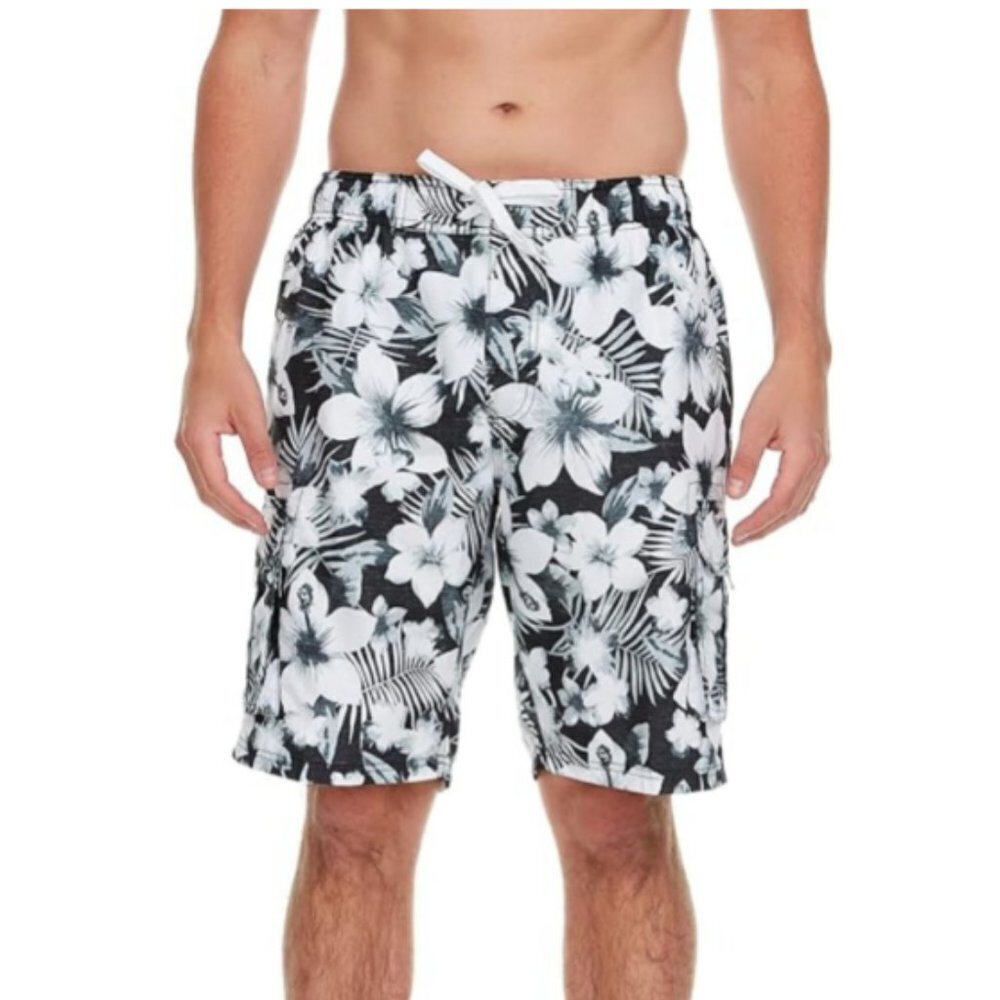 Kanu Surf Men's Infinite Swim Trunks  Dominica Black 5XL